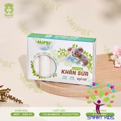 Khăn Sữa Sợi Nở Mipbi