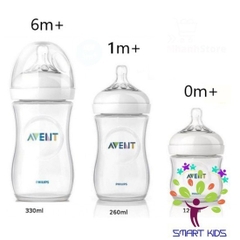 Bình sữa Philips Avent Natural mô phỏng tự nhiên 125ml 260ml 330ml hàng chính hãng