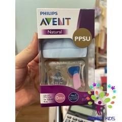 Bình Sữa Philips Avent Bằng Nhựa PPSU Tự Nhiên Cho Bé Bình sữa Avent Natural PPSU 125ml 260ml 330ml