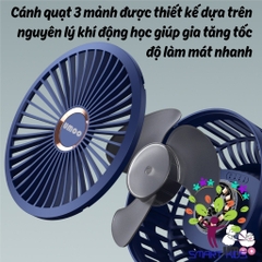 Quạt Kẹp Tích điện Mini Umoo 10.000mAh UM-13170