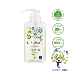 Nước Rửa Bình Rau Củ Quả Và Chén Bát Thuần Chay đậm đặc ATONO2 Cho Bé Từ 0m+