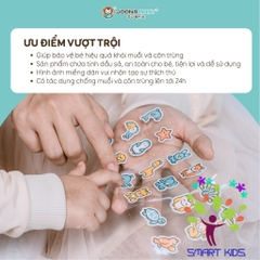 Miếng dán chống muỗi cho bé Mozzie Guard+ (Hộp 54 miếng dán) - JOONA BABY