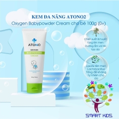 KEM HĂM BABY POWDER OXYGEN ATONO2 CHO BÉ TỪ 0M+ 100G