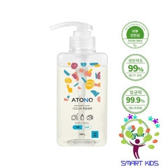 Nước Rửa Bình Rau Củ Quả Và Chén Bát Thuần Chay đậm đặc ATONO2 Cho Bé Từ 0m+