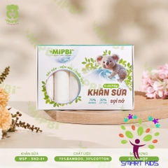 Khăn Sữa Sợi Nở Mipbi