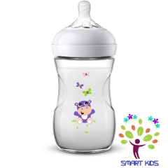 Bình sữa mô phỏng tự nhiên 260ml in hình hoạ tiết Philips Avent