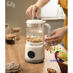Máy Làm Sữa Hạt 7 Chức Năng Siêu Mịn, Cối Thuỷ Tinh Cao Cấp Fatz Baby Soy 1 FB8511HB