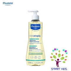 Dầu Làm Sạch Da Chàm Thể Tạng MUSTELA Stelatopia Cleansing Oil 500ml