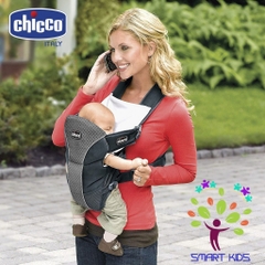 Địu Chicco Ultrasoft  ghi trám/ghi silver