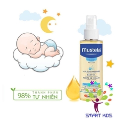 Dầu Massage Cho Trẻ Sơ Sinh & Em Bé MUSTELA Baby Oil MUSTELA 100ml