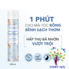 Dầu gội khô Evoluderm không xả lại với nước hương thơm quyến rũ