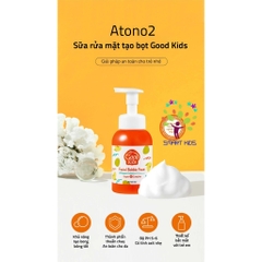 Sữa Rửa Mặt Cho Bé GOOD KIDS Atono2 Dạng Bọt Mềm Mại, Chiết Xuất Thiên Nhiên An Toàn 300ml
