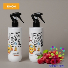 NƯỚC XỊT TẨY VẾT BẨN THUẦN CHAY LALAPOPO K-MOM HƯƠNG QUẢ MÂM XÔI 280ML
