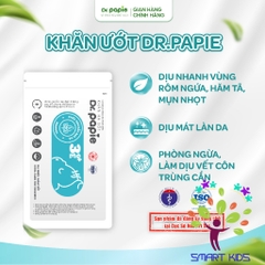 Túi 5 Khăn Ướt Thảo Dược Dr.Papie dành cho bé