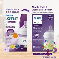 Bình sữa mô phỏng tự nhiên Philips Avent Natural Response 3.0 mẫu mới
