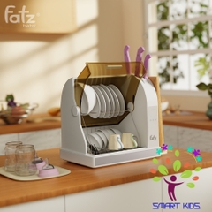 Máy úp Bình Sữa, Bát đĩa, Tiệt Trùng UVC, Sấy Khô Và Bảo Quản Fatz Baby Tidy 8 FB4630ZH