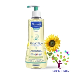 Dầu Làm Sạch Da Chàm Thể Tạng MUSTELA Stelatopia Cleansing Oil 500ml