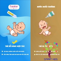 Nước Muối Sinh Lý Fysoline Hỗ Trợ Kháng Khuẩn, Viêm Mũi, Sổ Mũi Màu Vàng- Hộp 5 Ống X 5ml