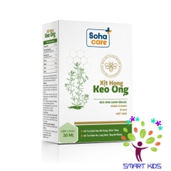 Xịt họng keo ong Soha Care  Hỗ trợ làm giảm ho khan, ho có đờm, ho cảm lạnh, cảm cúm, ho do thay đổi thời tiết -Lọ 30ml