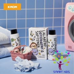 BỘ NƯỚC GIẶT VÀ XẢ DU LỊCH THUẦN CHAY LALABEBE K-MOM HÀN QUỐC HƯƠNG MỘC LAN CHAI 90ML