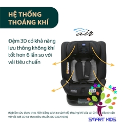 Ghế ngồi ô tô từ sơ sinh Chicco Unico Evo I-Size Air Black Air