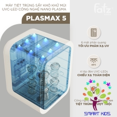 Máy Tiệt Trùng Sấy Khô Khử Mùi UVC-LED Công Nghệ Nano Plasma Ion Fatz Baby PLASMAX 5 FB4711TG