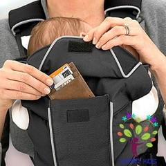 Địu Chicco Ultrasoft  ghi trám/ghi silver