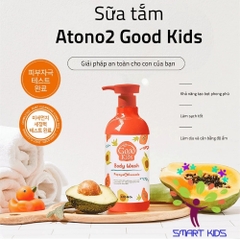 Sữa tắm GOOD KIDS Atono2 cho bé từ 4 tuổi, dưỡng ẩm cho da, làm sạch nhanh, bảo vệ da bé 500g