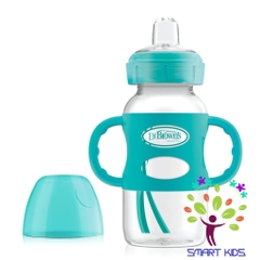 Bình sữa cổ rộng 2 tay cầm Sippy 270ml Dr Brown's