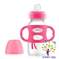 Bình sữa cổ rộng 2 tay cầm Sippy 270ml Dr Brown's