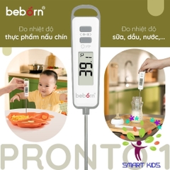 Nhiệt kế điện tử đa năng đo sữa, đo nước cho bé Beborn Pronto 1 MTO1HJ
