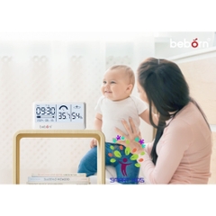 Nhiệt ẩm Kế điện Tử đa Năng Trong Nhà Kiêm đồng Hồ Báo Thức Cho Bé Beborn Sensi 1 DTO1HJ