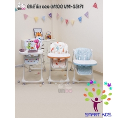 Ghế Ăn Dặm Cao Cấp Umoo Dành Cho Bé 3 Nấc Ngả 7 Nấc Cao UM-0598 UM-05171