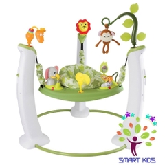 Bàn Chơi đa Năng Evenflo ExerSaucer Safari Friends Jumping Activity Center Cho Bé 6 Tháng đến 11kg