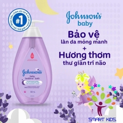 Sữa Tắm Gội Johnson's Baby Bedtime Bath Hương Lavender Thư Giãn Dành Cho Bé
