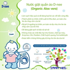 Nước giặt quần áo em bé Dnee 3000ml (Chính hãng có tem Đại Thịnh)