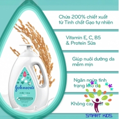 Sữa Tắm Johnson's Baby Cho Bé Từ Sữa Và Gạo Dưỡng Ẩm Johnson's Baby Milk + Rice Baby Bath