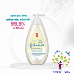 Sữa Tắm Gội Cho Bé Johnson's Baby Top-To-Toe Bath Cotton Touch Dịu Nhẹ, Dưỡng Ẩm Cho Bé