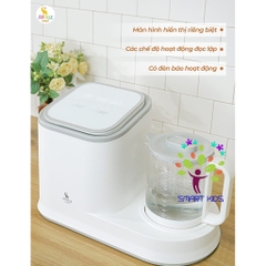 Máy úp bình tiệt trùng uv kèm bình đun nước đa năng Moaz BéBé MB-098