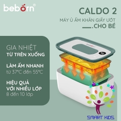 Máy ủ ấm khăn giấy ướt cho bé Beborn Caldo 2 WW02RS