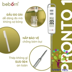 Nhiệt kế điện tử đa năng đo sữa, đo nước cho bé Beborn Pronto 1 MTO1HJ