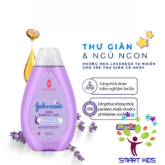 Sữa Tắm Gội Johnson's Baby Bedtime Bath Hương Lavender Thư Giãn Dành Cho Bé