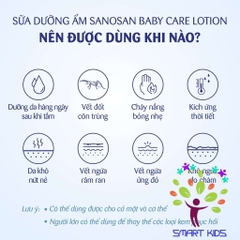 Sữa Dưỡng ẩm Sanosan Baby Với Protein Sữa Thủy Phân 0M+ 50ml Chai Du Lịch