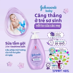 Sữa Tắm Gội Johnson's Baby Bedtime Bath Hương Lavender Thư Giãn Dành Cho Bé