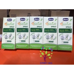 Xịt bảo vệ da chiết xuất tinh dầu tự nhiên (Thay xịt xua muỗi) Chicco NaturalZ 100ml
