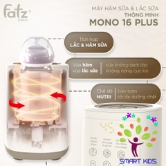 Máy hâm sữa và Lắc sữa thông minh fatz baby Mono 16 plus FB3067SJ