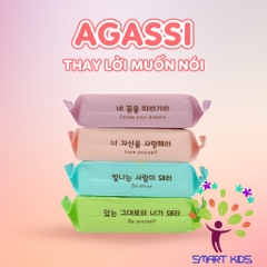 Khăn ướt Mini Agassi Lốc 8 Gói (80 Tờ)