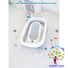 Chậu Tắm Kèm Ghế Báo Nhiệt Cao Cáp Holla HL-03239