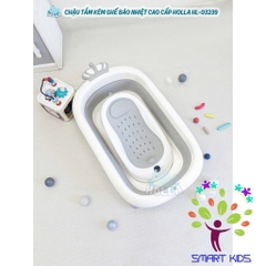 Chậu Tắm Kèm Ghế Báo Nhiệt Cao Cáp Holla HL-03239