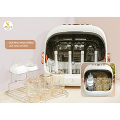 MÁY ÚP BÌNH SỮA TIỆT TRÙNG SẤY KHÔ TIA UV MOAZ BEBE MB-044 PLUS